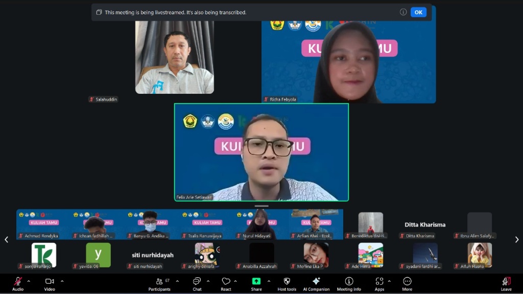 Kuliah Tamu “Inovasi dan Implementasi: Eksplorasi Teknik Kimia bersama Peneliti BRIN dan Praktisi Industri”